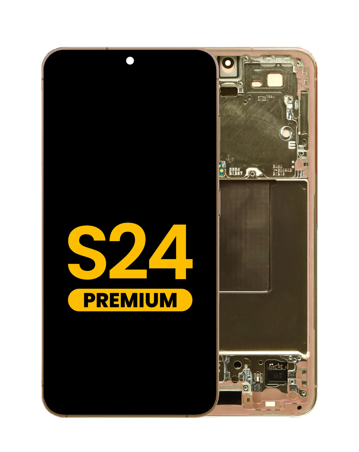 OLED Assembly with Frame for Galaxy S24 (S921) (Sandstone Orange) (Premium)