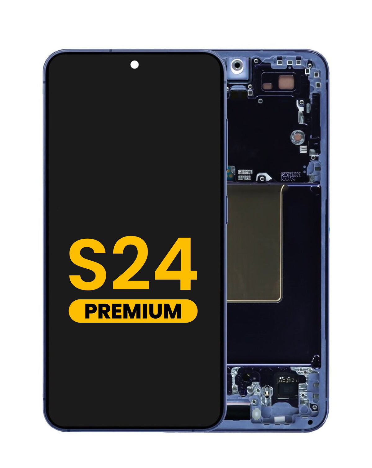 OLED Assembly with Frame for Galaxy S24 (S921) (Cobalt Violet) (Premium)