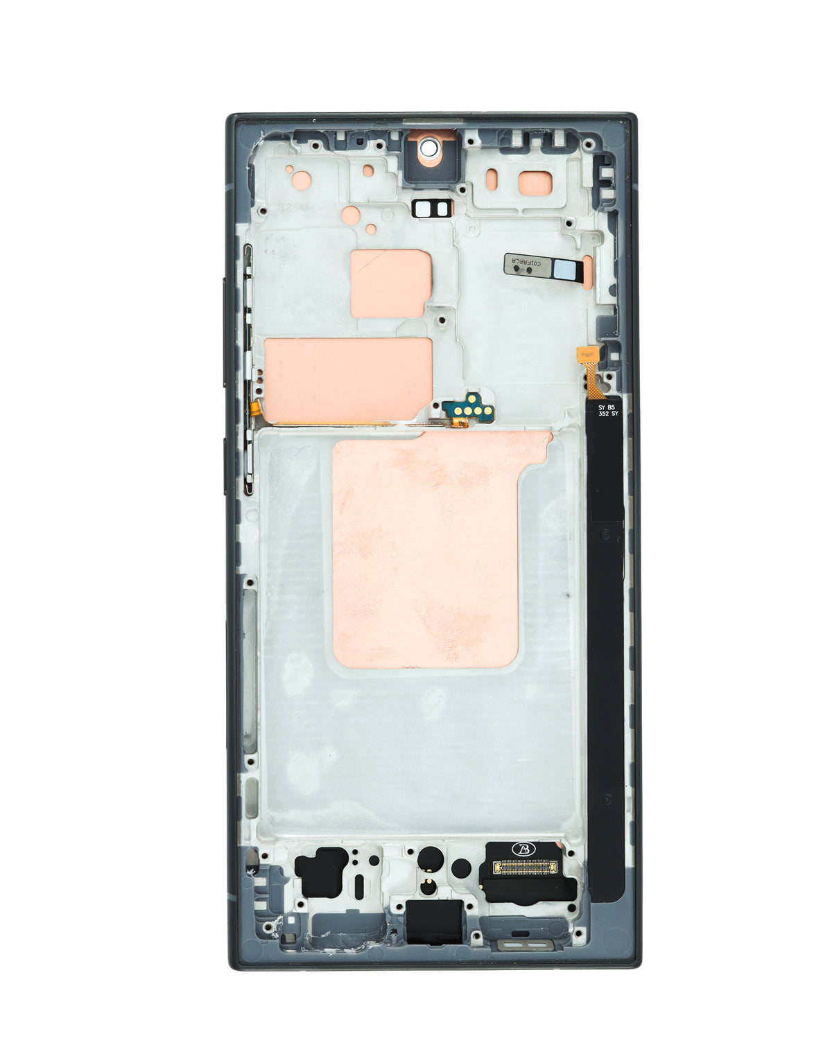 LCD Assembly with Frame for Galaxy S24 Ultra (S928) (Titanium Black) (Without Fingerprint) (Aftermarket Incell)