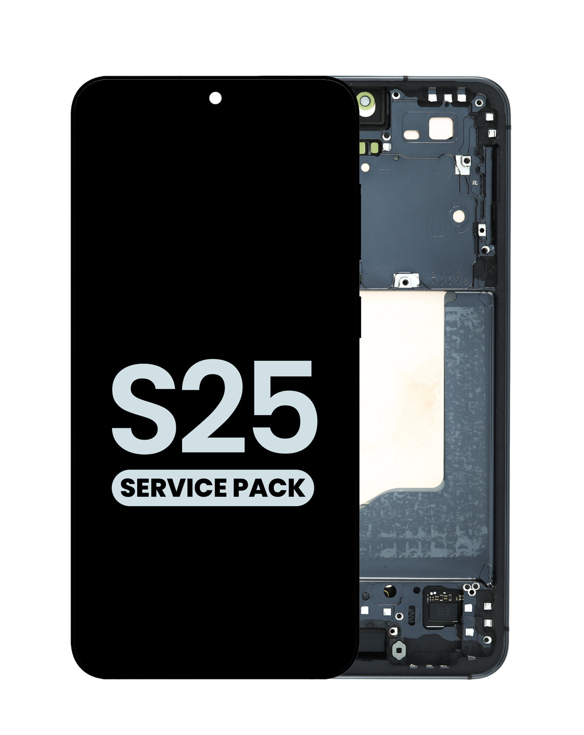 OLED Assembly with Frame for Galaxy S25 (S931) (Blue Black) (Service Pack)