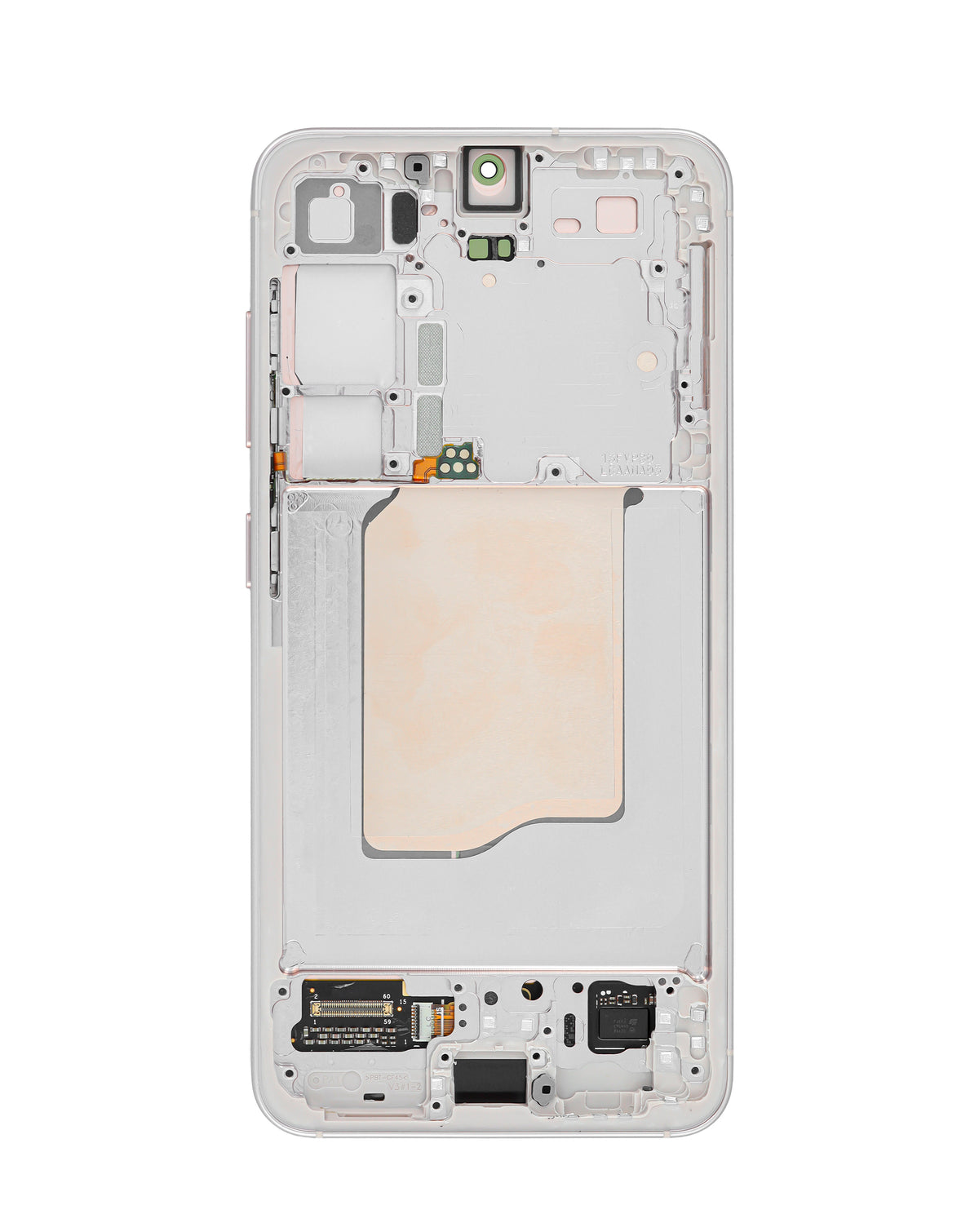 OLED Assembly with Frame for Galaxy S25 (S931) (Pink Gold) (Service Pack)