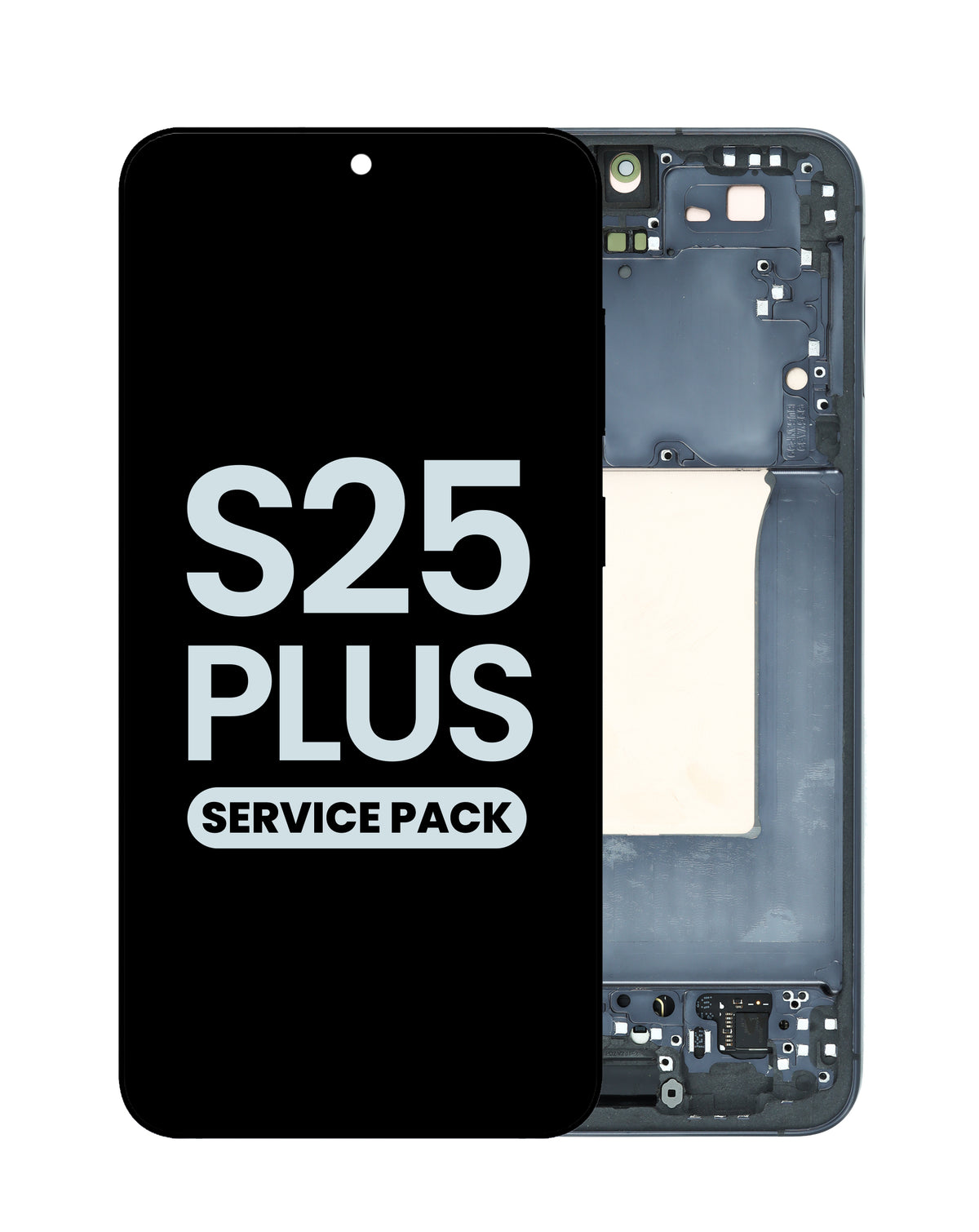 OLED Assembly with Frame for Galaxy S25 Plus (S936) (Blue Black) (Service Pack)