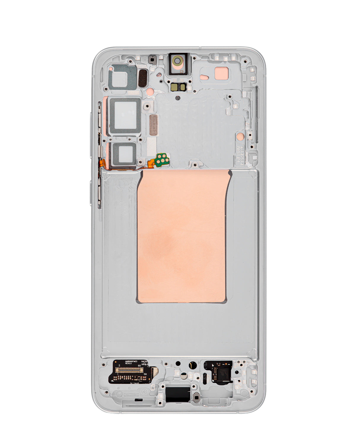OLED Assembly with Frame for Galaxy S25 Plus (S936) (Silver Shadow) (Service Pack)
