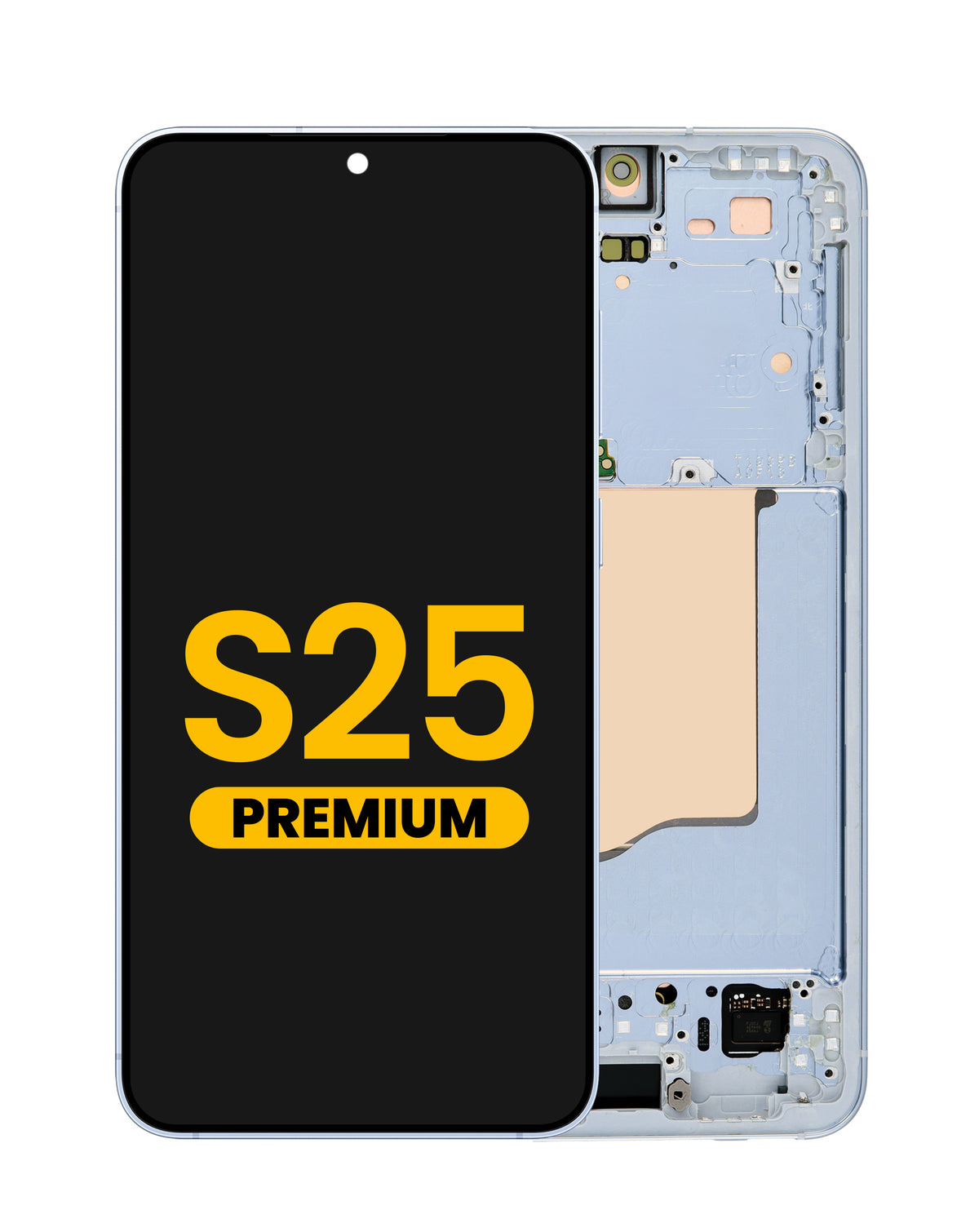 OLED Assembly with Frame for Galaxy S25 (S931) (Icy Blue) (Premium)