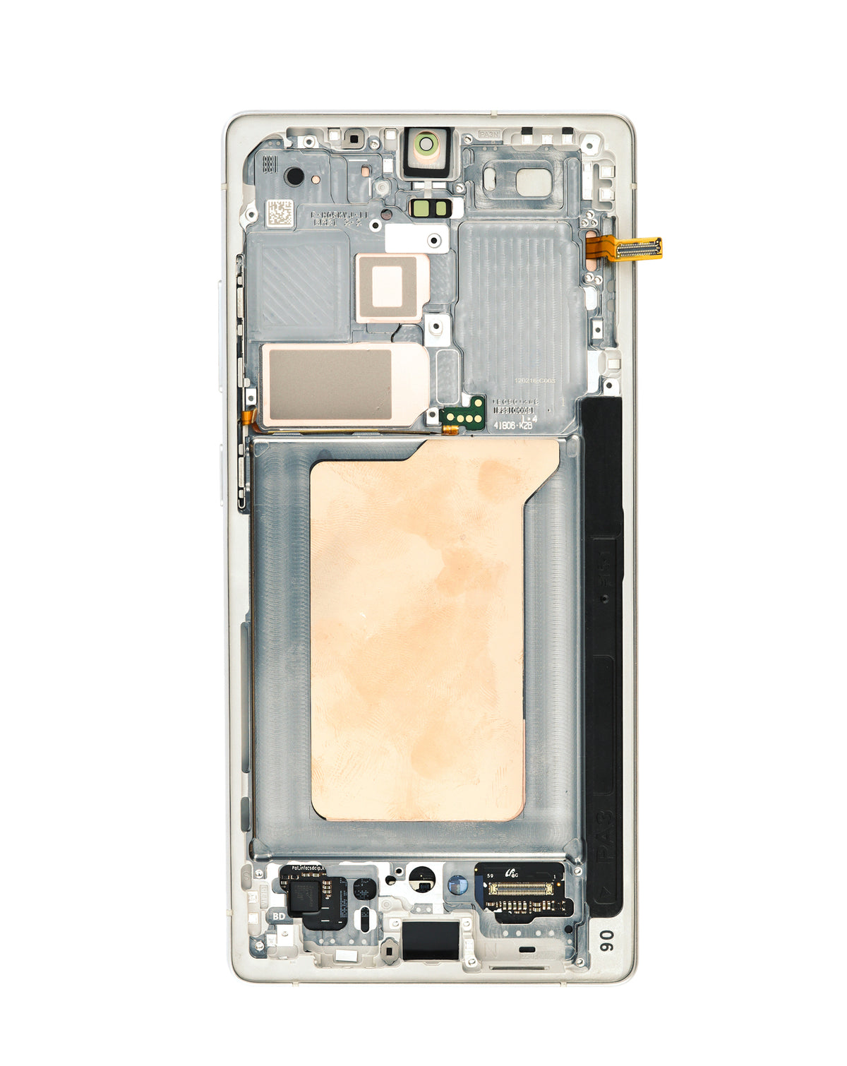 OLED Assembly with Frame for Galaxy S25 Ultra (S938) (Titanium Pink Gold) (Aftermarket Plus Soft)