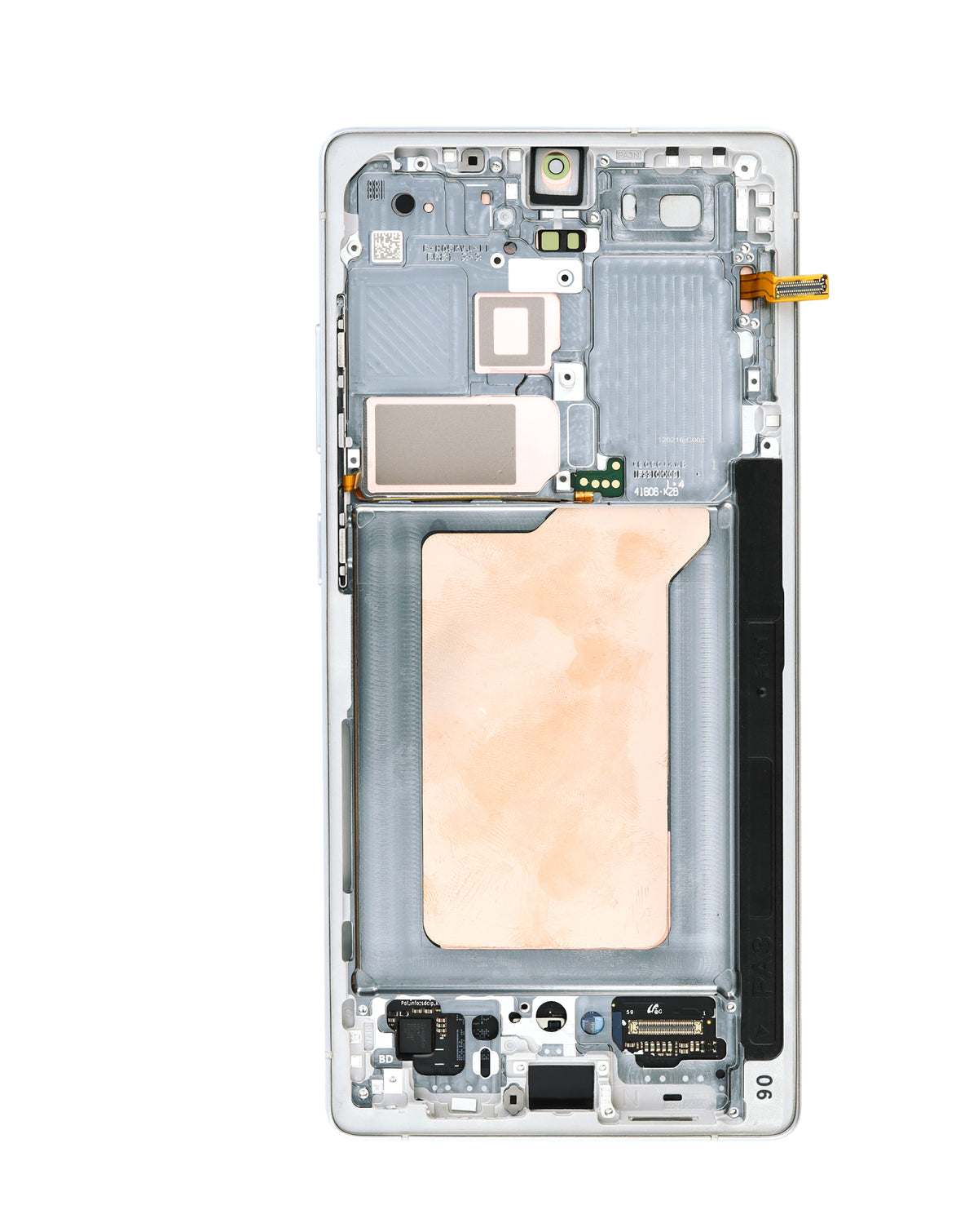 OLED Assembly with Frame for Galaxy S25 Ultra (S938) (Titanium White Silver) (Premium)