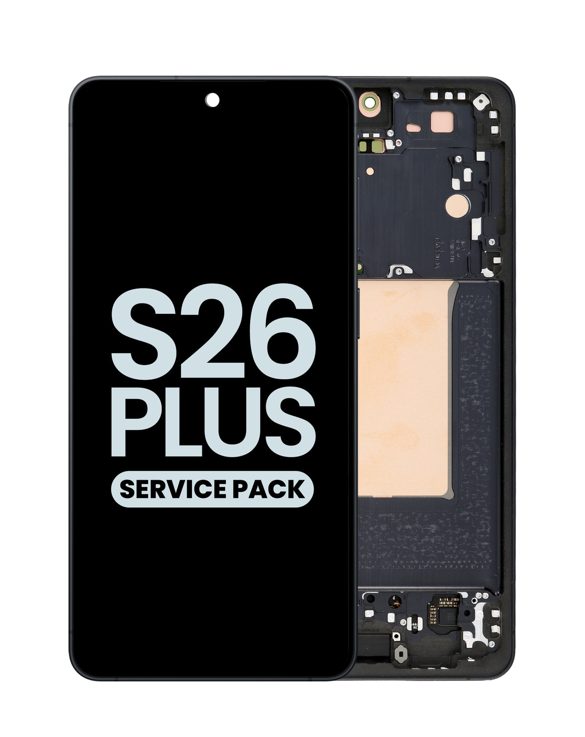 OLED Assembly with Frame for Galaxy S26 Plus (S947) (Black) (Service Pack)