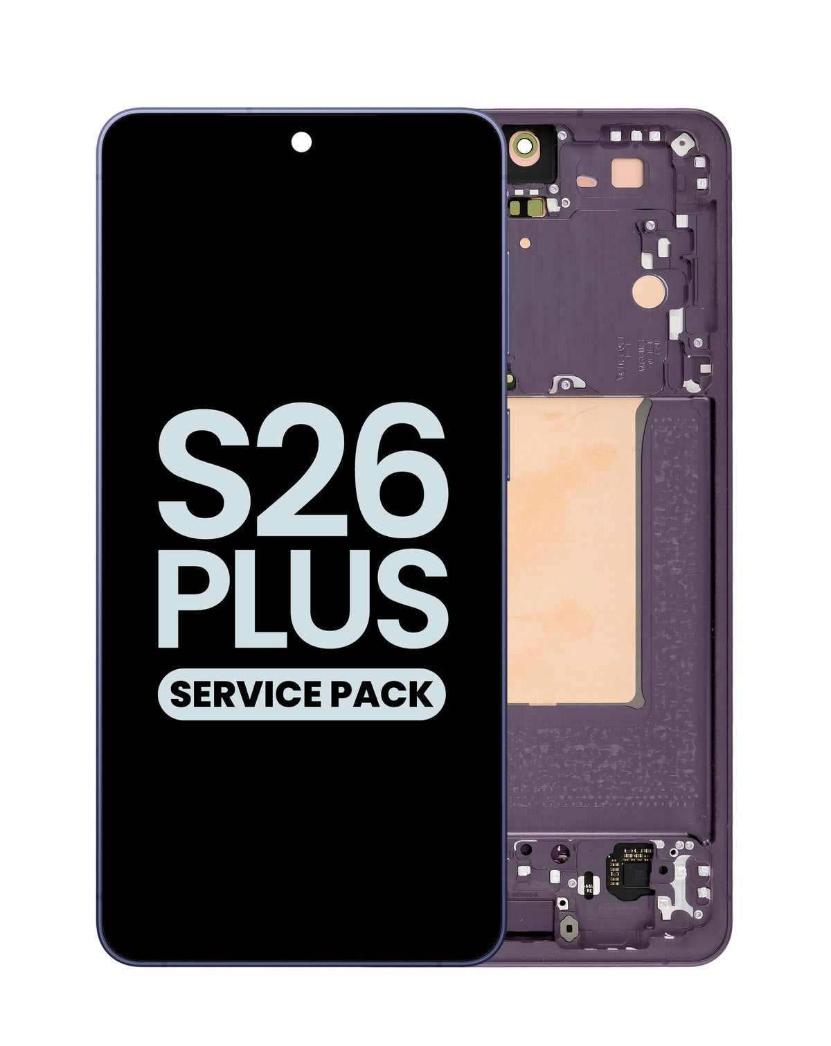 OLED Assembly with Frame for Galaxy S26 Plus (S947) (Cobalt Violet) (Service Pack)
