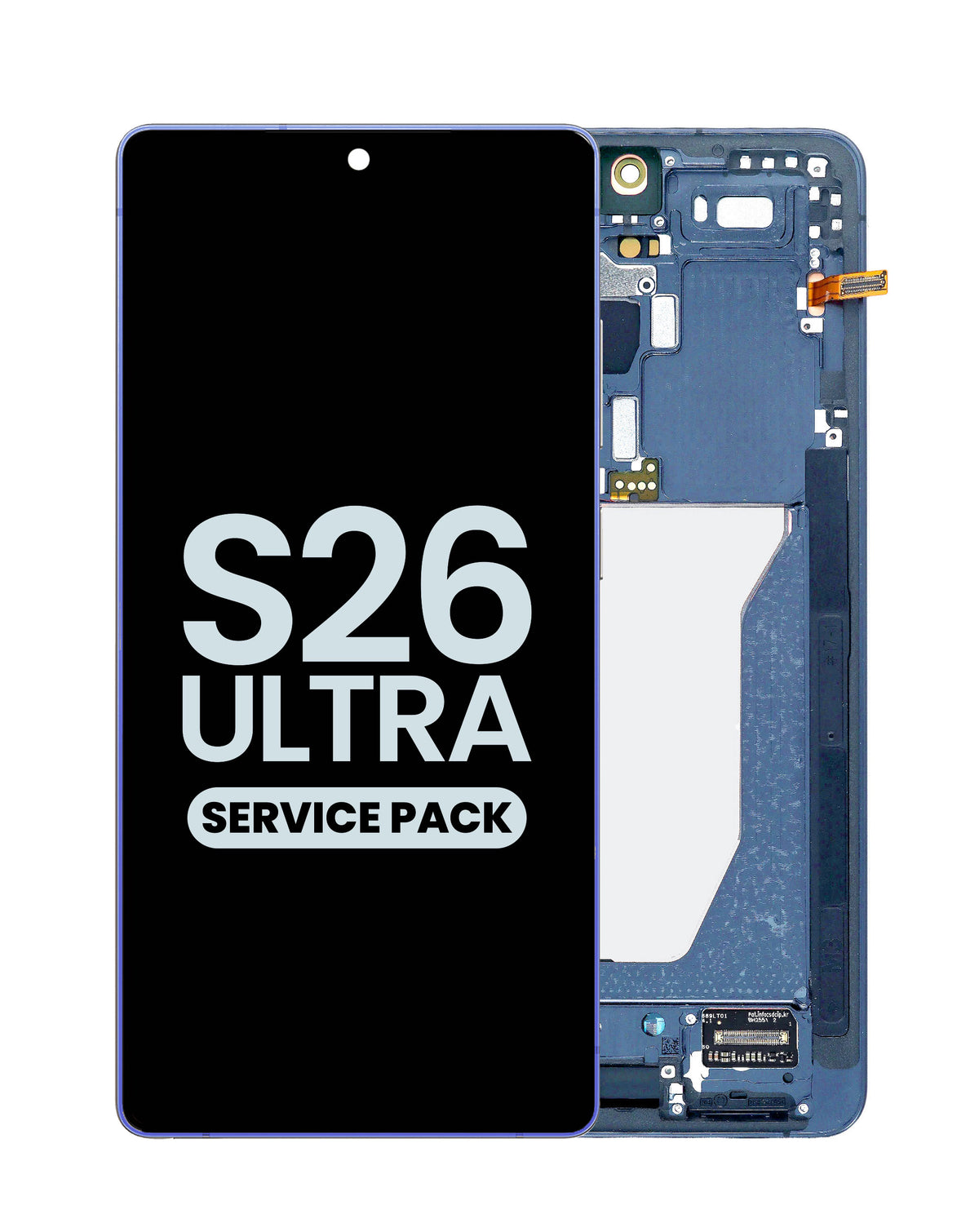 OLED Assembly with Frame for Galaxy S26 Ultra (S948) (Sky Blue) (Service Pack)