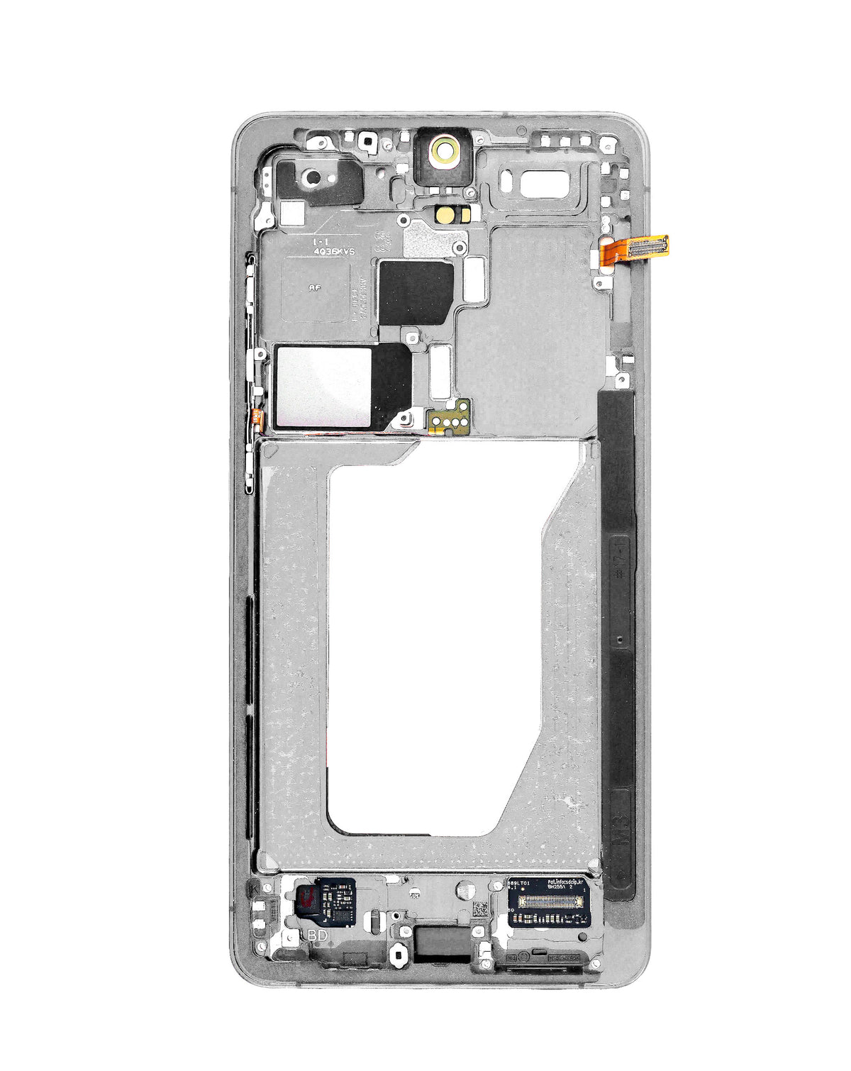 OLED Assembly with Frame for Galaxy S26 Ultra (S948) (White) (Service Pack)