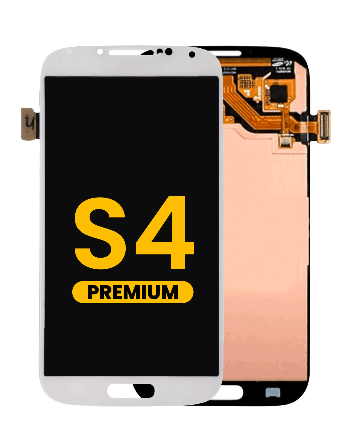OLED Assembly without Frame for Galaxy S4 (WHITE) (Premium)