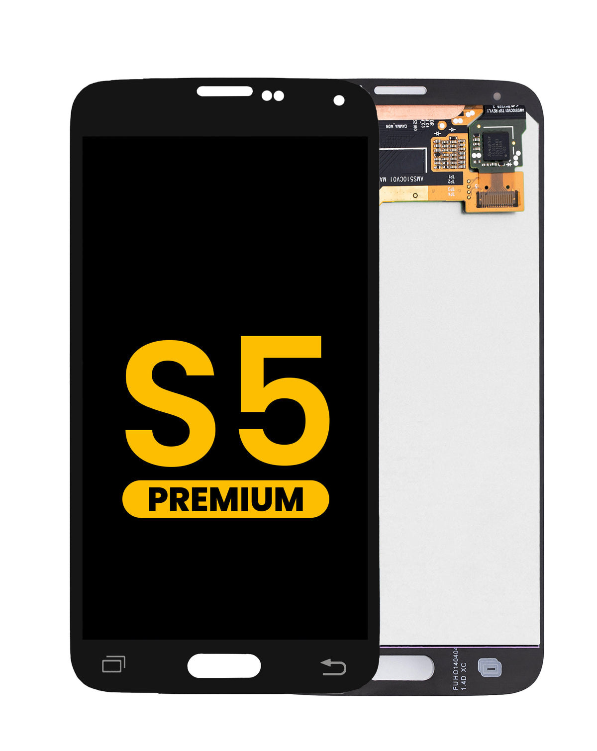 OLED Assembly without Frame for Galaxy S5 (G900) (BLACK) (Premium)