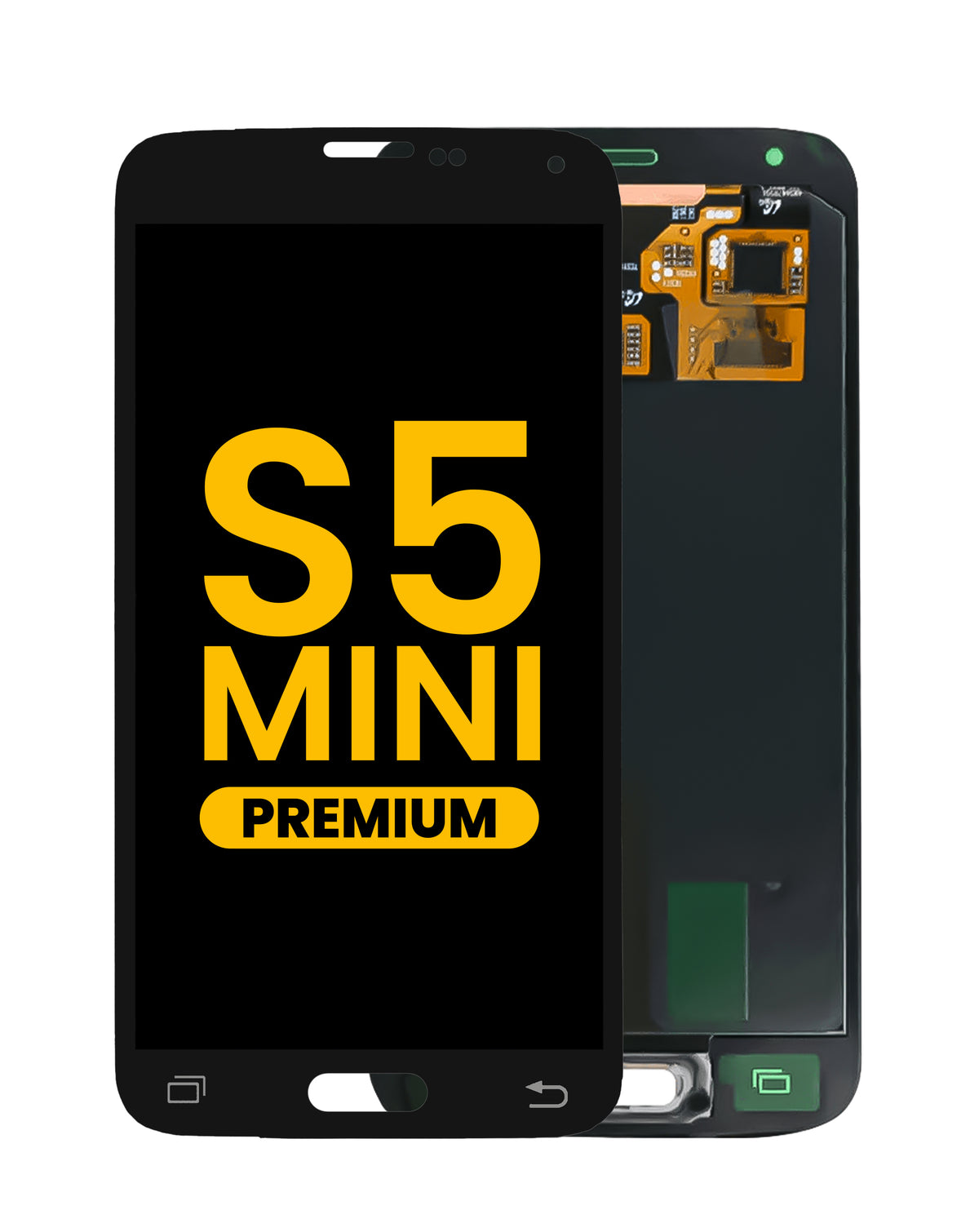 OLED Assembly without Frame for Galaxy S5 Mini (G800) (BLACK) (Premium)