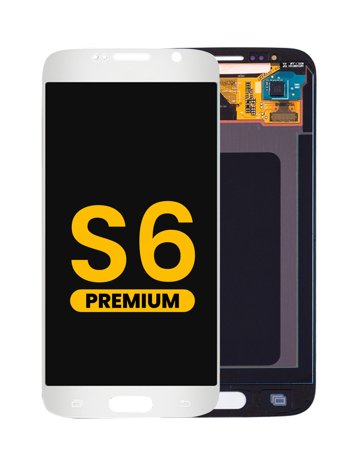OLED Assembly without Frame for Galaxy S6 (G920) (WHITE) (Premium)