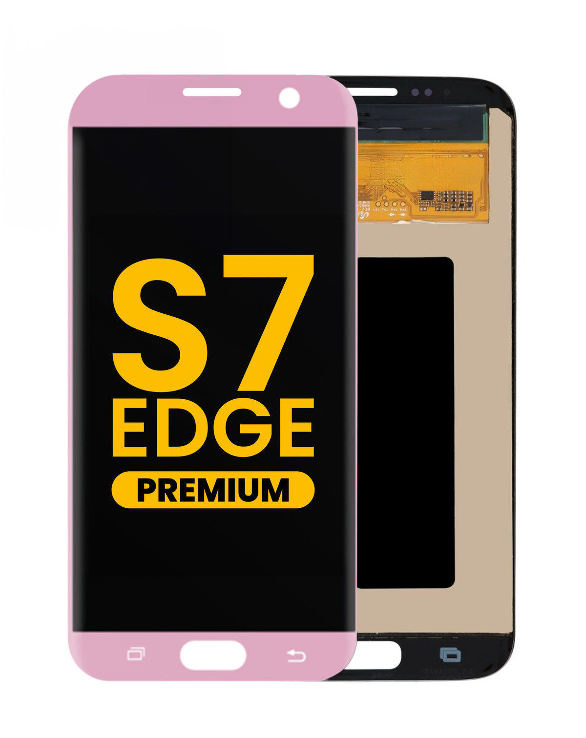 OLED Assembly without Frame for Galaxy S7 Edge (G935) (ROSE GOLD) (Premium)