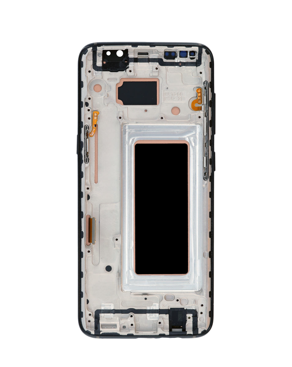 LCD Assembly with Frame for Galaxy S8 (G950) (MIDNIGHT BLACK) (Aftermarket Incell)