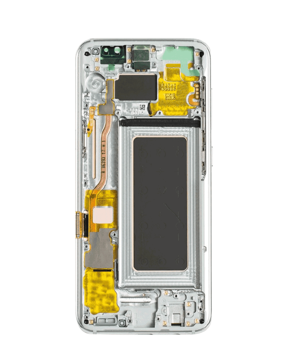 OLED Assembly with Frame for Galaxy S8 (G950) (ARCTIC SILVER) (Premium)