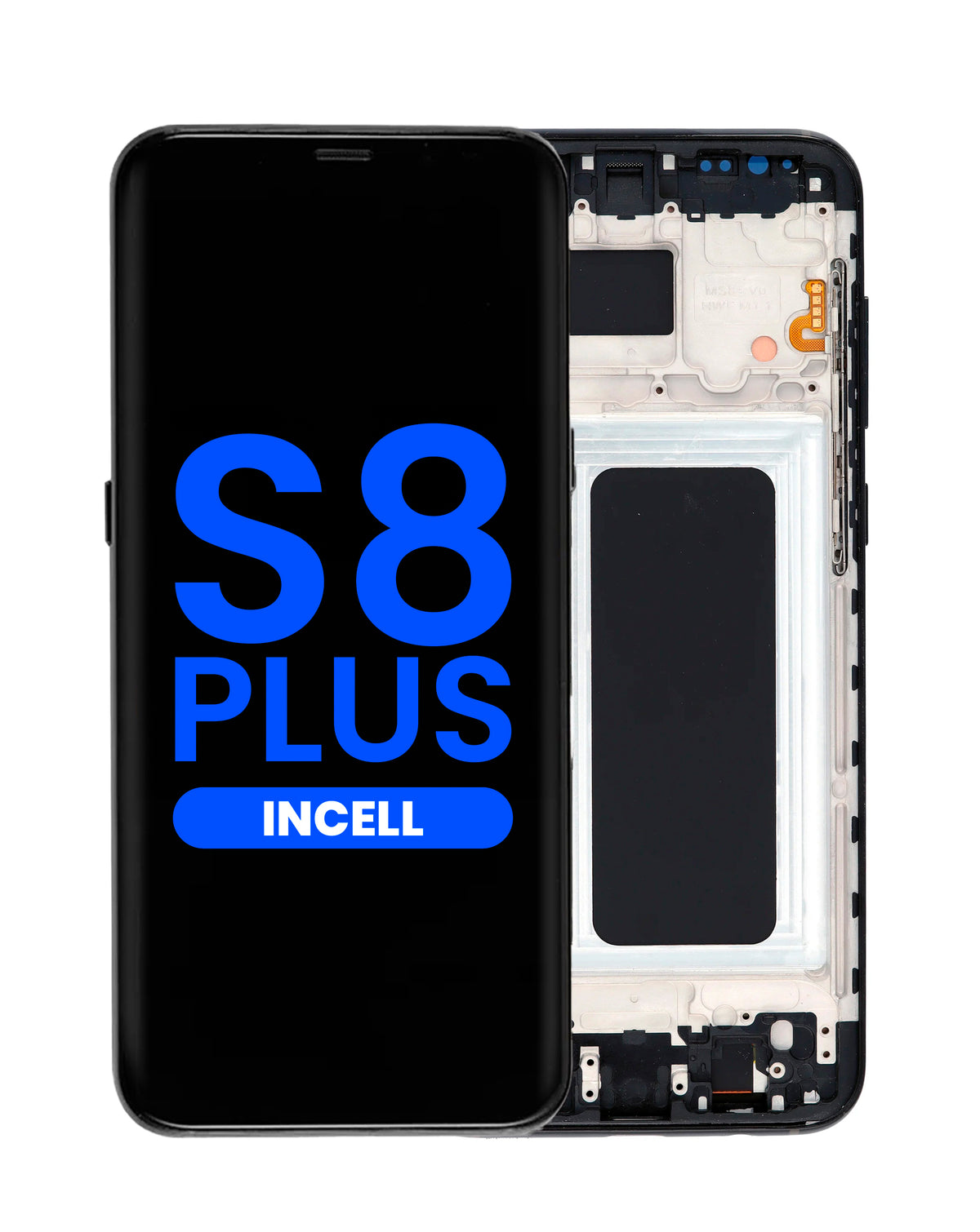LCD Assembly with Frame for Galaxy S8 Plus (G955) (MIDNIGHT BLACK) (Aftermarket Incell)