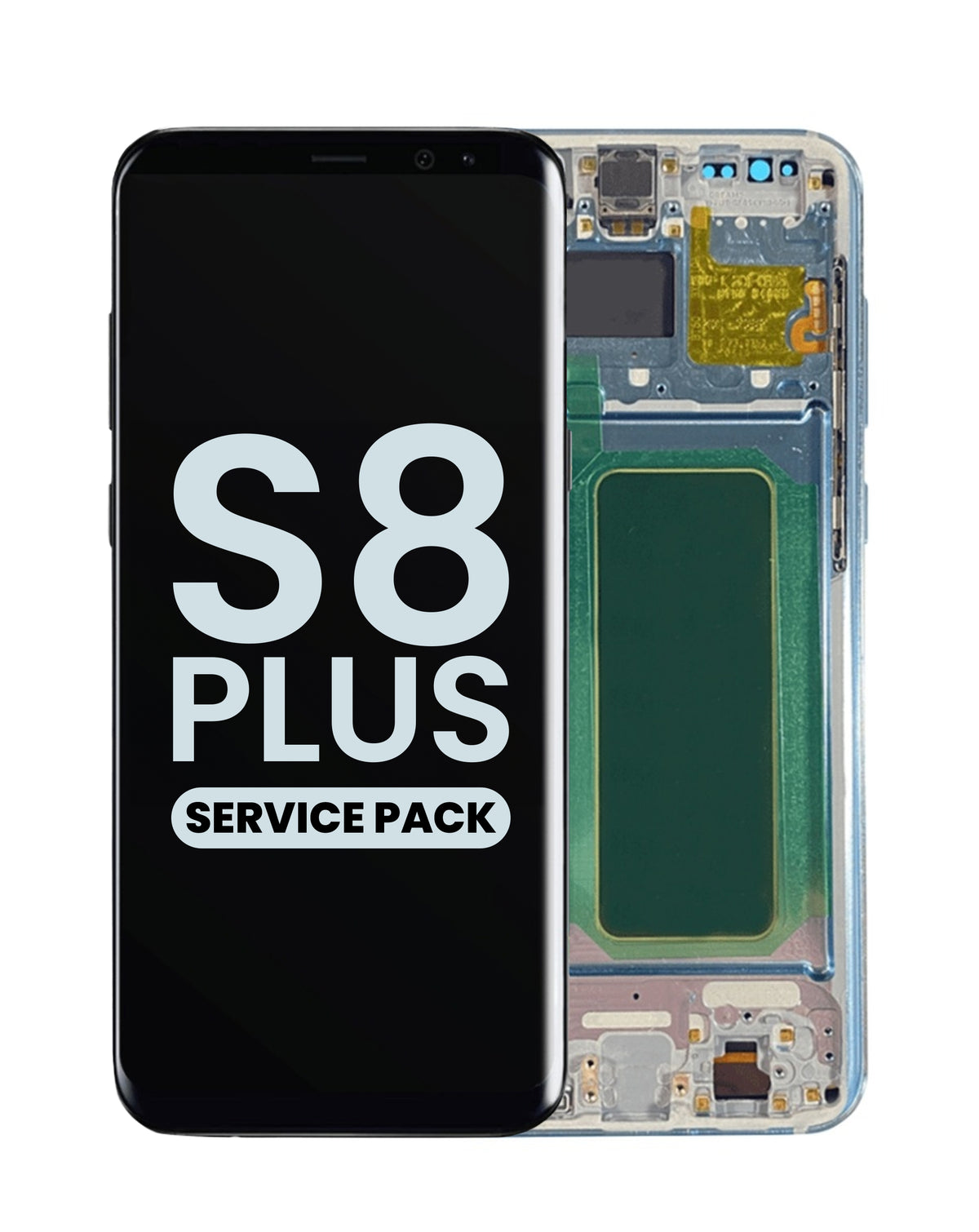 OLED Assembly with Frame for Galaxy S8 Plus (G955) (CORAL BLUE) (Service Pack)