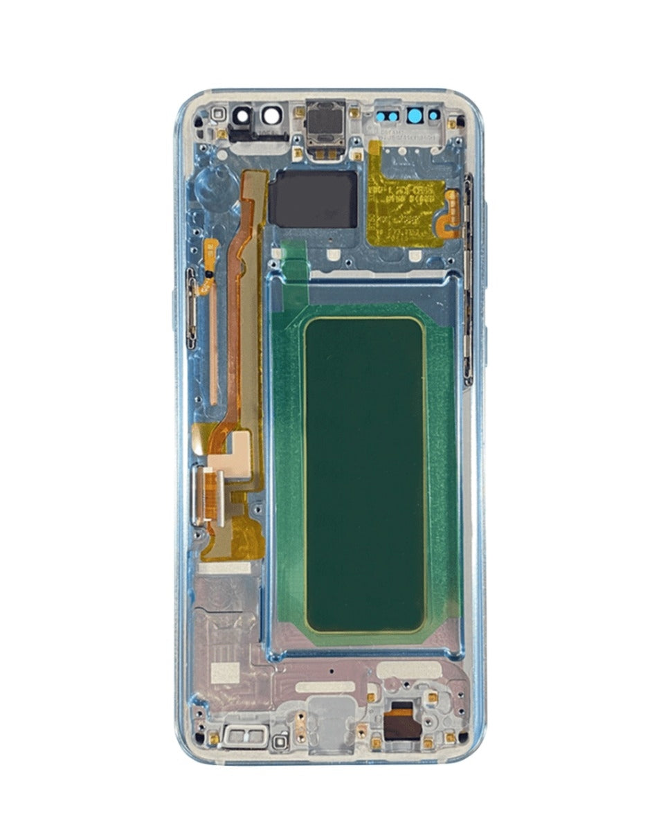 OLED Assembly with Frame for Galaxy S8 Plus (G955) (CORAL BLUE) (Service Pack)