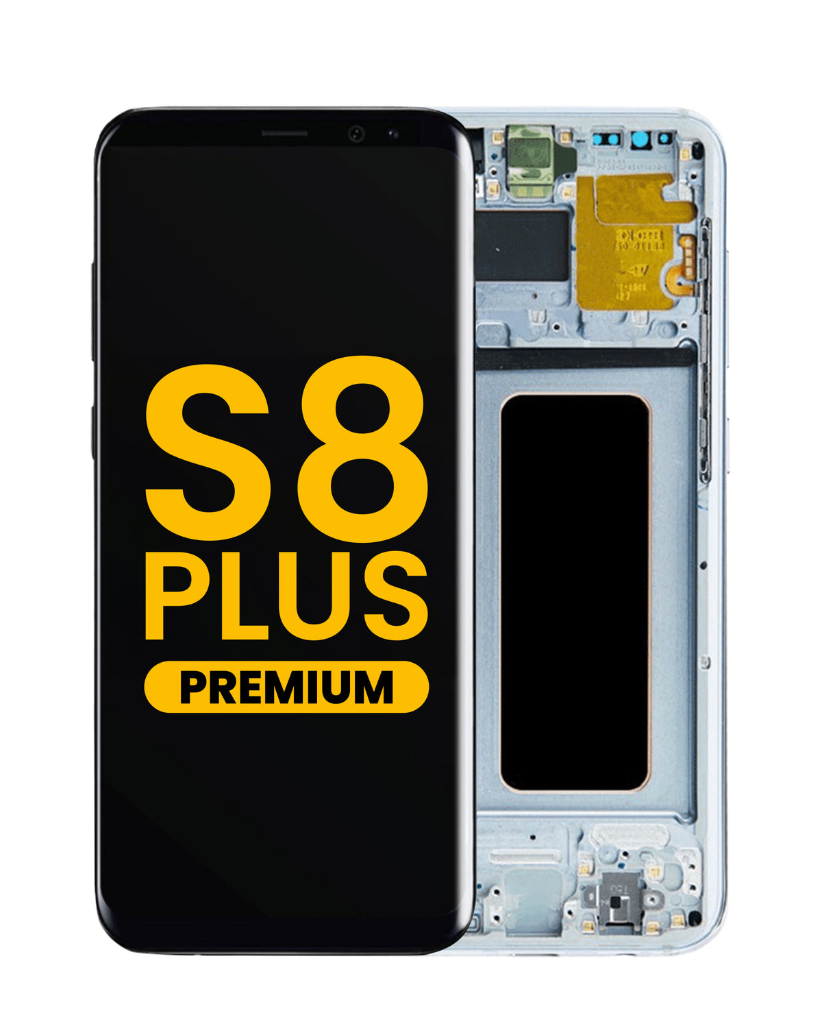 OLED Assembly with Frame for Galaxy S8 Plus (G955) (CORAL BLUE) (Premium)