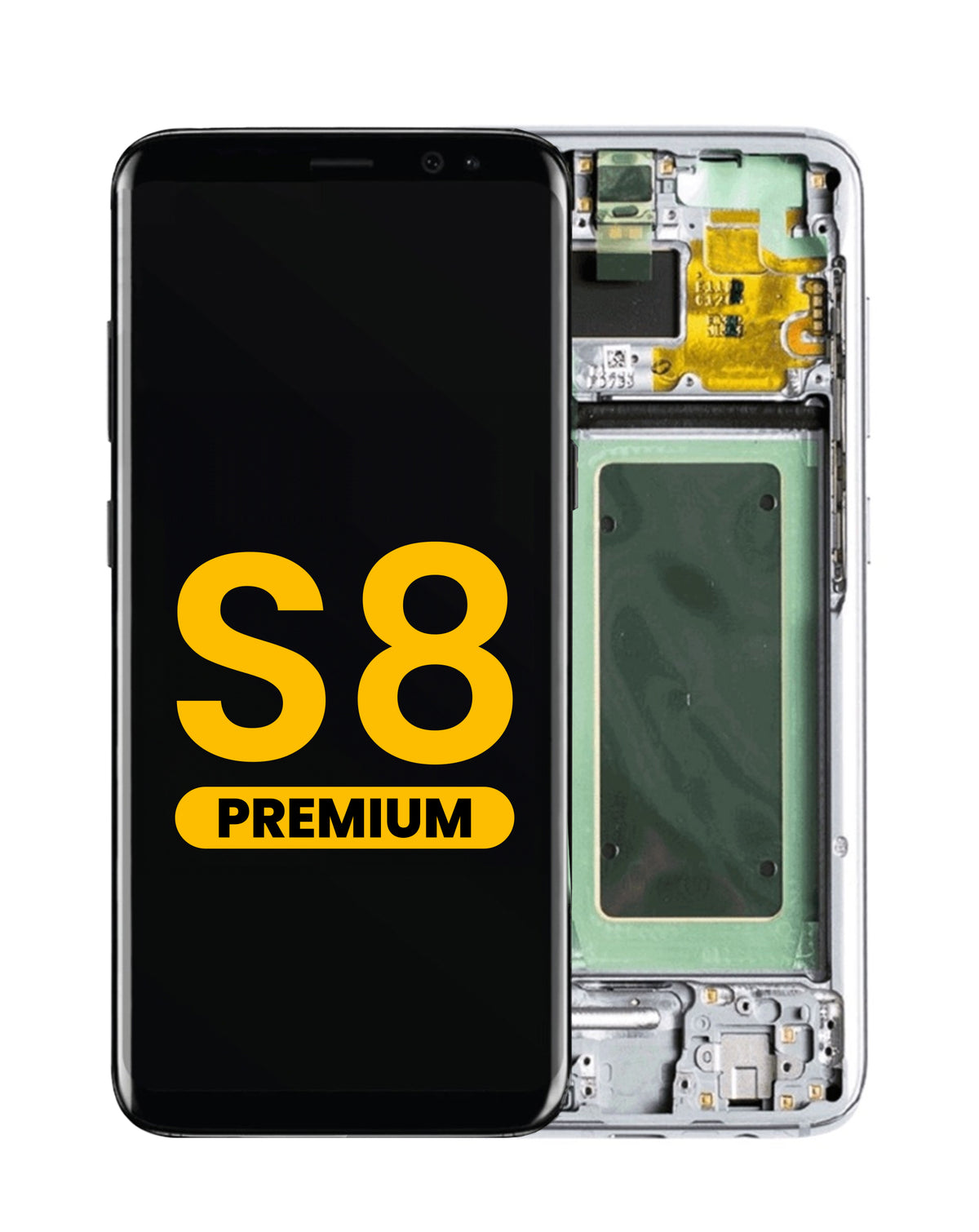 OLED Assembly with Frame for Galaxy S8 (G950) (CORAL BLUE) (Premium)