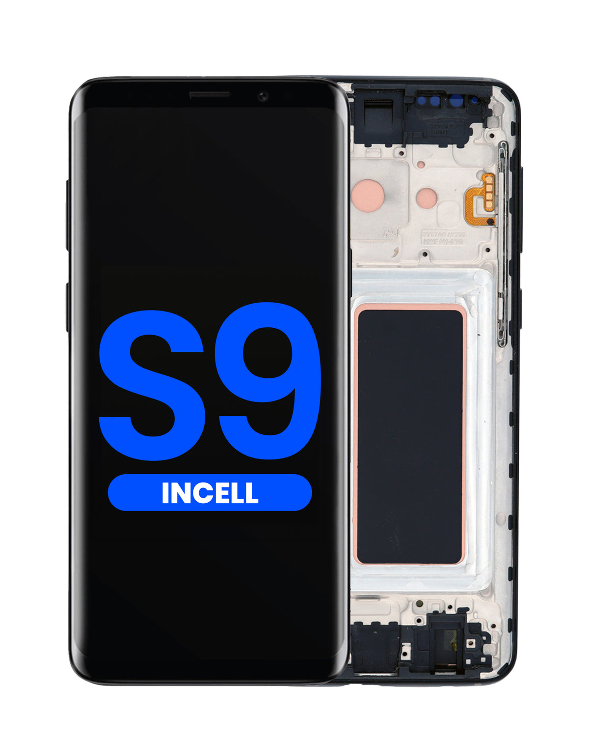 LCD Assembly with Frame for Galaxy S9 (G960) (MIDNIGHT BLACK) (Aftermarket Incell)