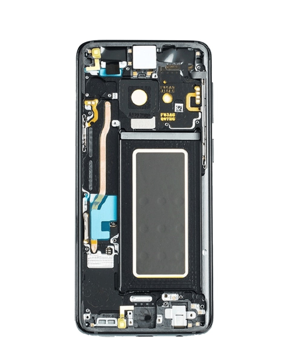 OLED Assembly with Frame for Galaxy S9 (G960) (MIDNIGHT BLACK) (Service Pack)
