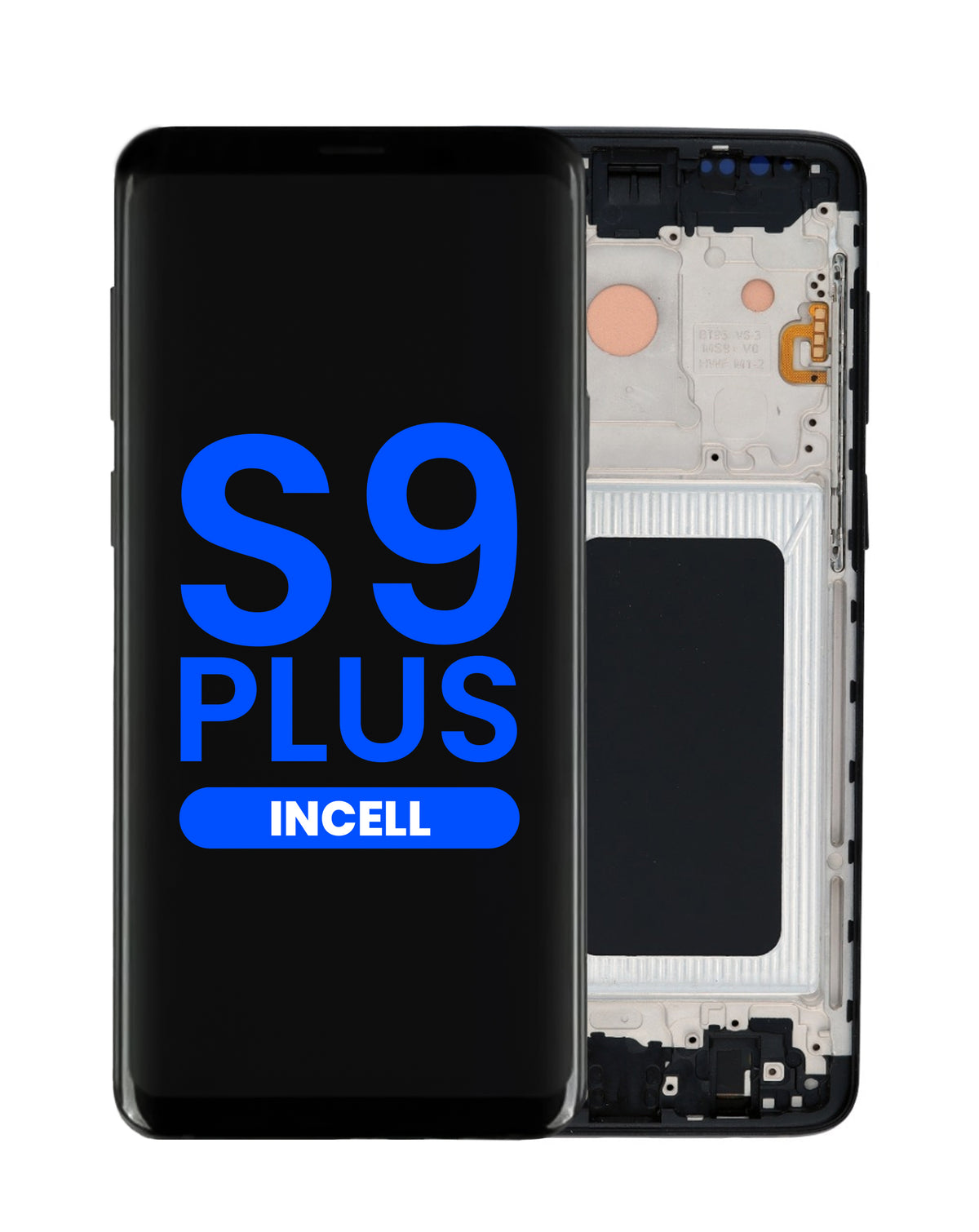 LCD Assembly with Frame for Galaxy S9 Plus (G965) (MIDNIGHT BLACK) (Aftermarket Incell)