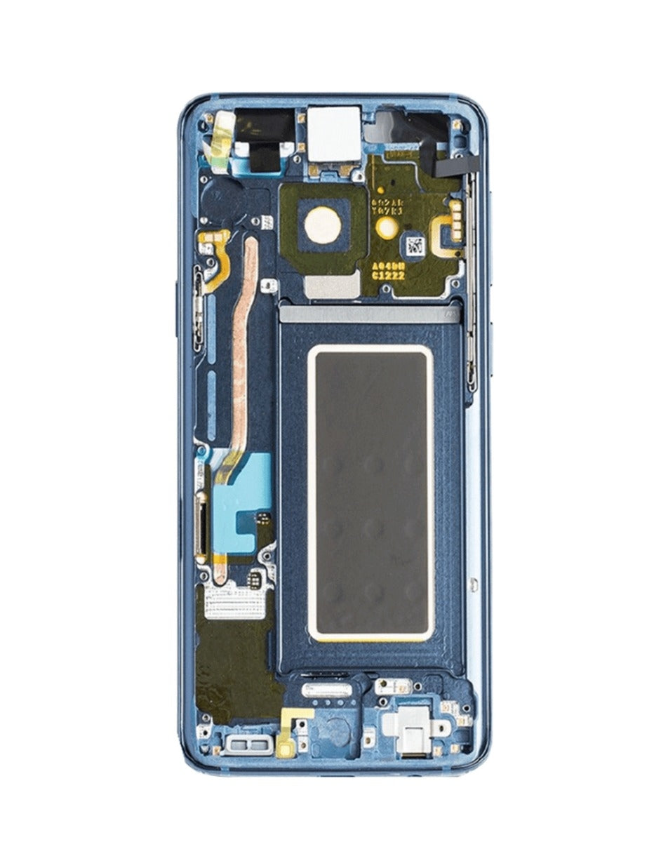 OLED Assembly with Frame for Galaxy S9 Plus (G965) (CORAL BLUE) (Service Pack)