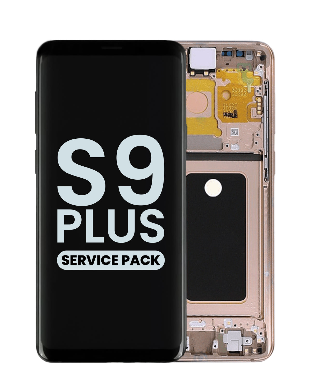 OLED Assembly with Frame for Galaxy S9 Plus (G965) (SUNRISE GOLD) (Service Pack)