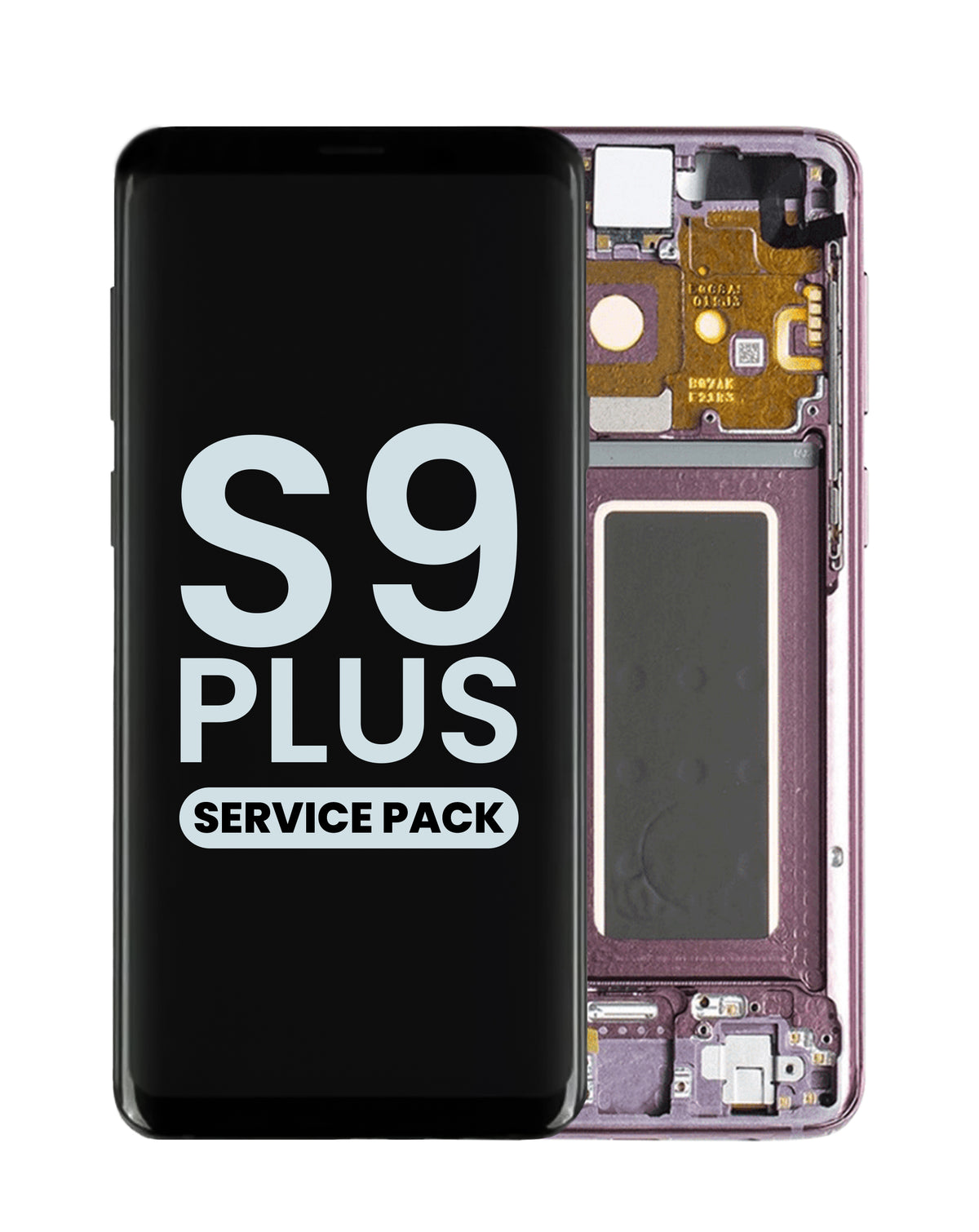 OLED Assembly with Frame for Galaxy S9 Plus (G965) (LILAC PURPLE) (Service Pack)