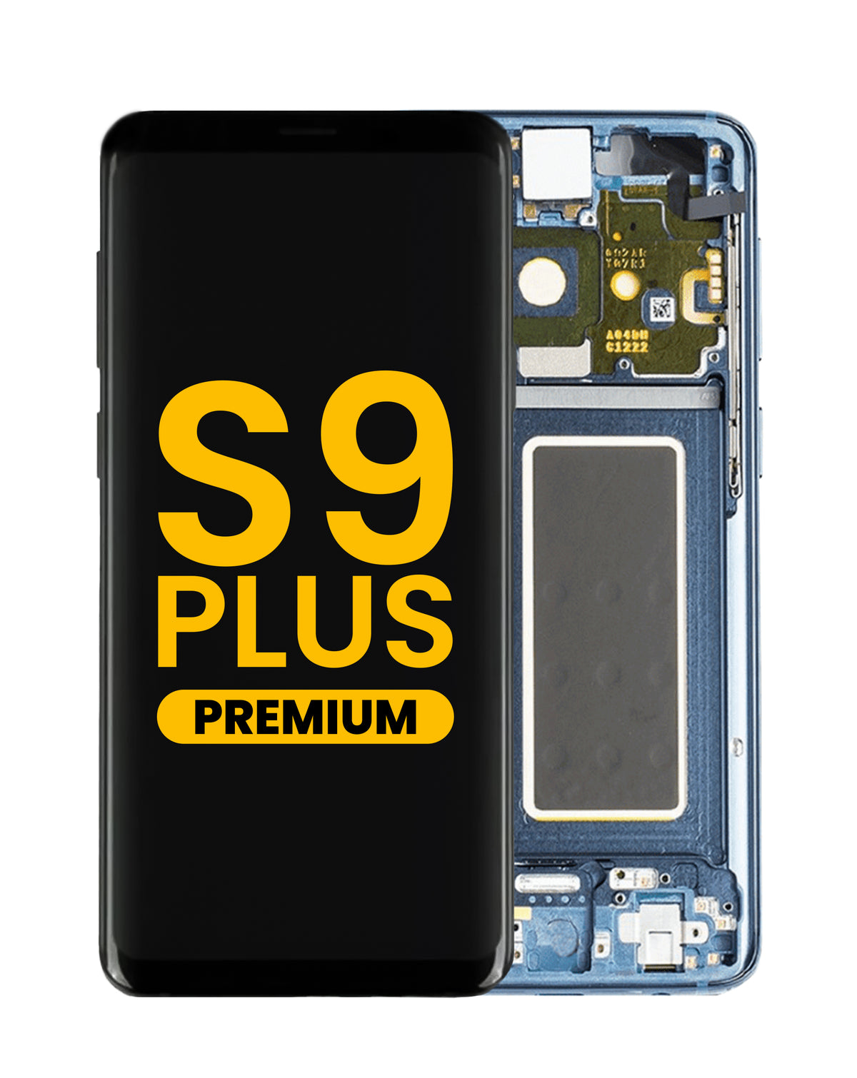OLED Assembly with Frame for Galaxy S9 Plus (G965) (CORAL BLUE) (Premium)