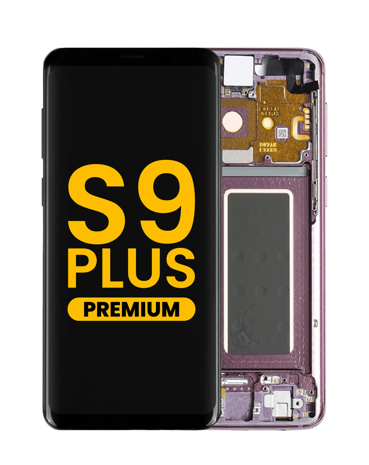 OLED Assembly with Frame for Galaxy S9 Plus (G965) (LILAC PURPLE) (Premium)