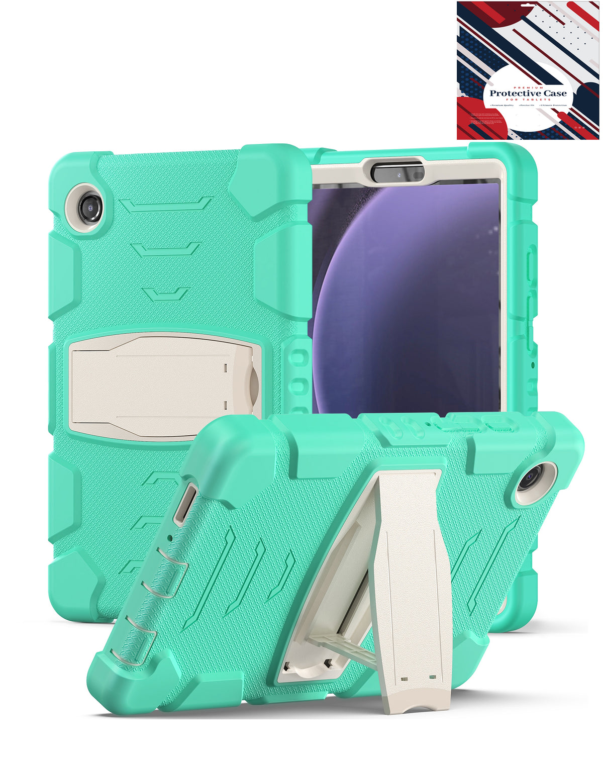 Full Body Protection Case - MINT GREEN for Galaxy Tab A9 2023 (8.7") (X110, X115, X117) (Only Ground Shipping)
