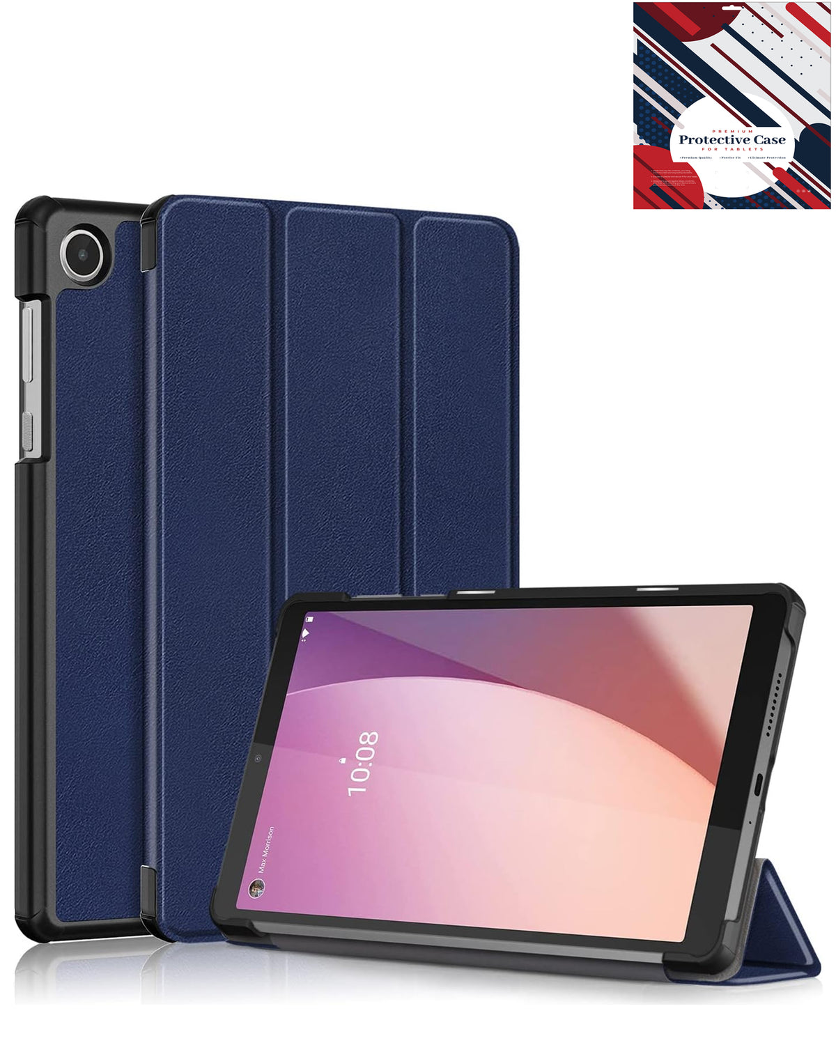 Smart Shockproof Stand Case (DARK BLUE) for Galaxy Tab A9 2023 (8.7") / Tab A11 2025 (8.7") (Only Ground Shipping)