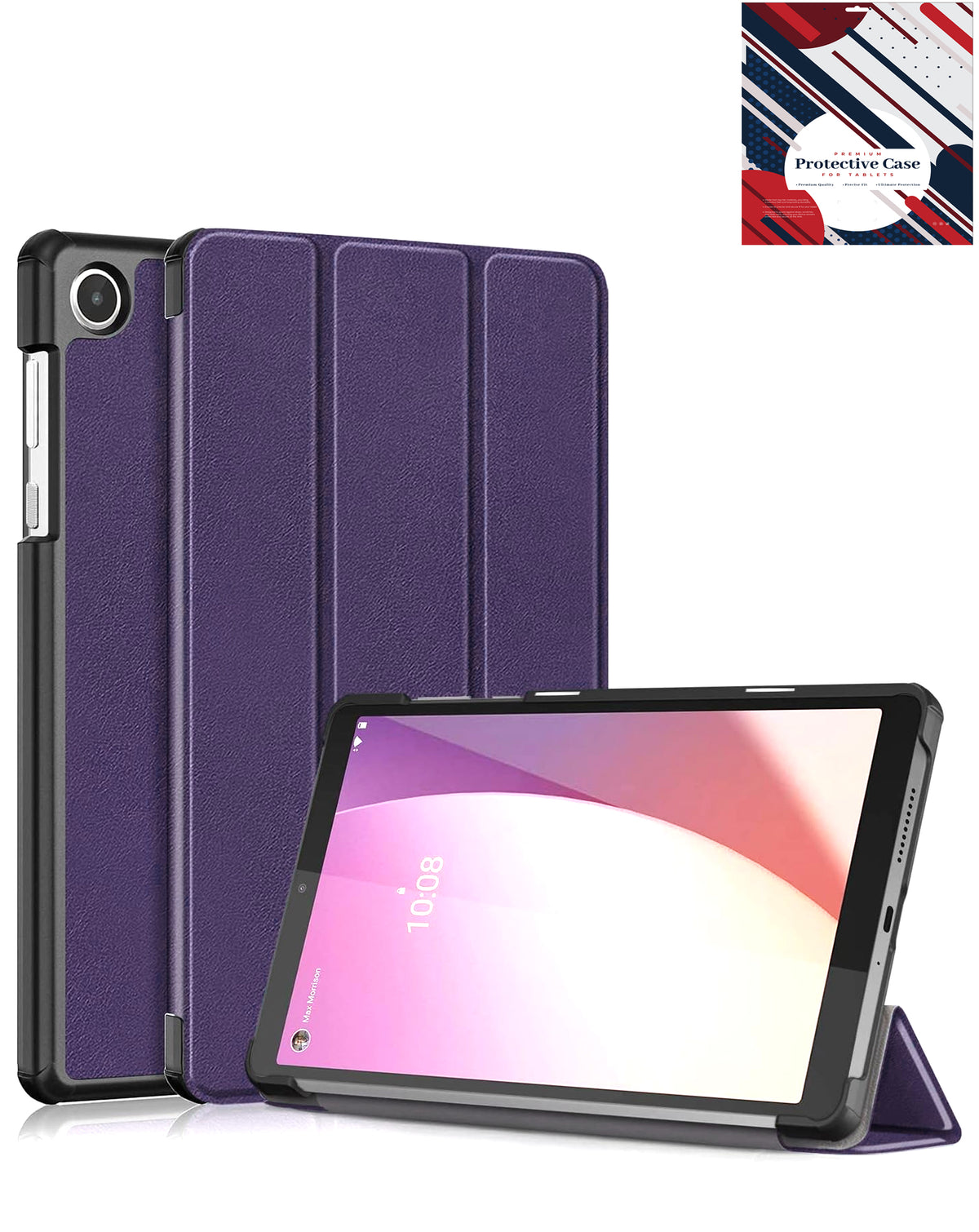 Smart Shockproof Stand Case (PURPLE) for Galaxy Tab A9 2023 (8.7") / Tab A11 2025 (8.7") (Only Ground Shipping)
