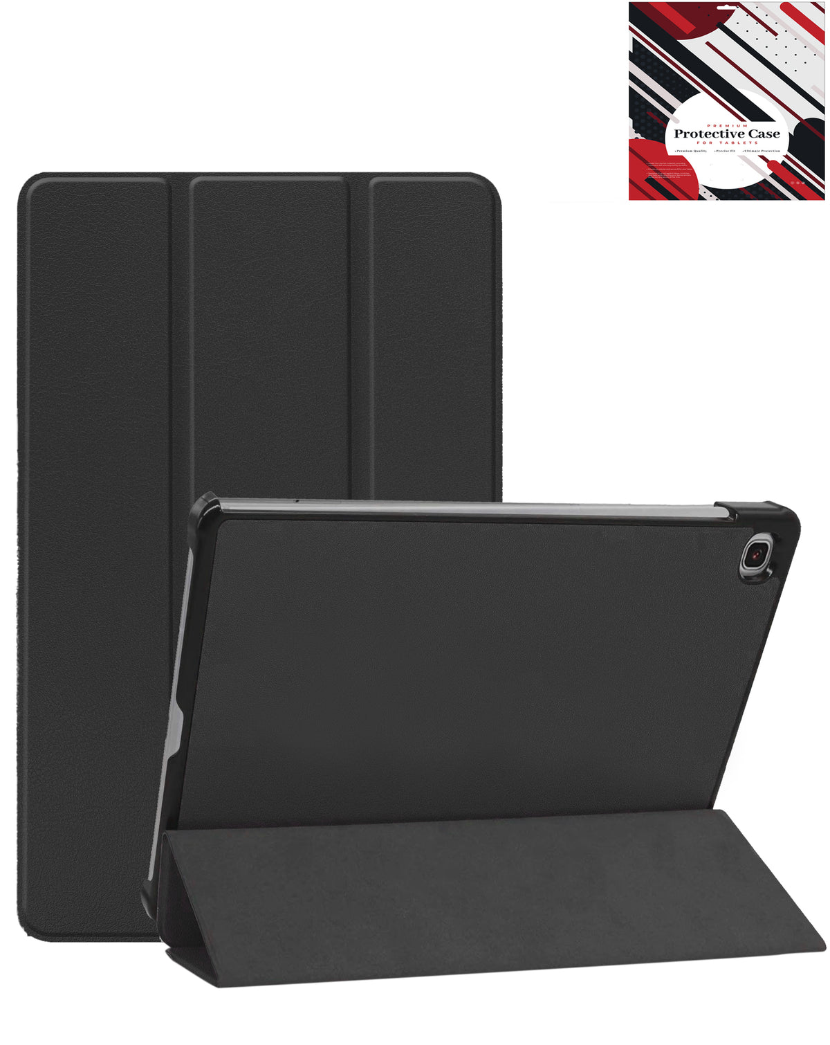Smart Shockproof Stand Case for Galaxy Tab S6 lite 10.4" - BLACK (Only Ground Shipping)