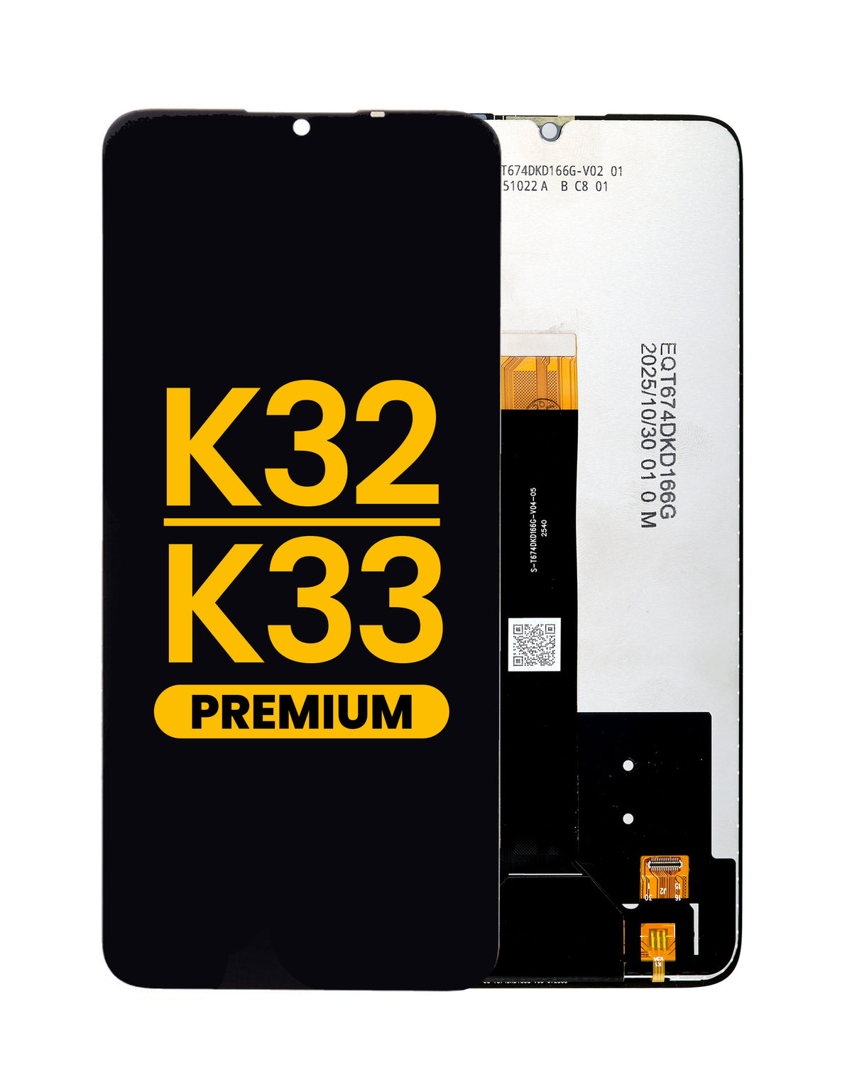 LCD Assembly without Frame for TCL K32 5G (T513W) / K33 5G (Premium)