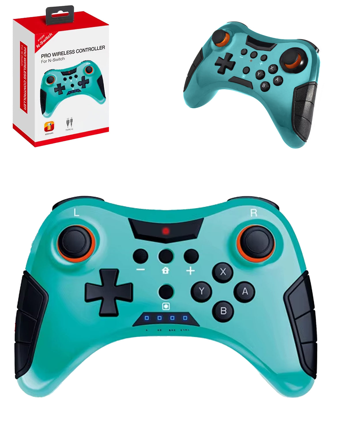 Dobe Bluetooth Controller (BLUE) for Switch / PC / Android (Only Ground Shipping)