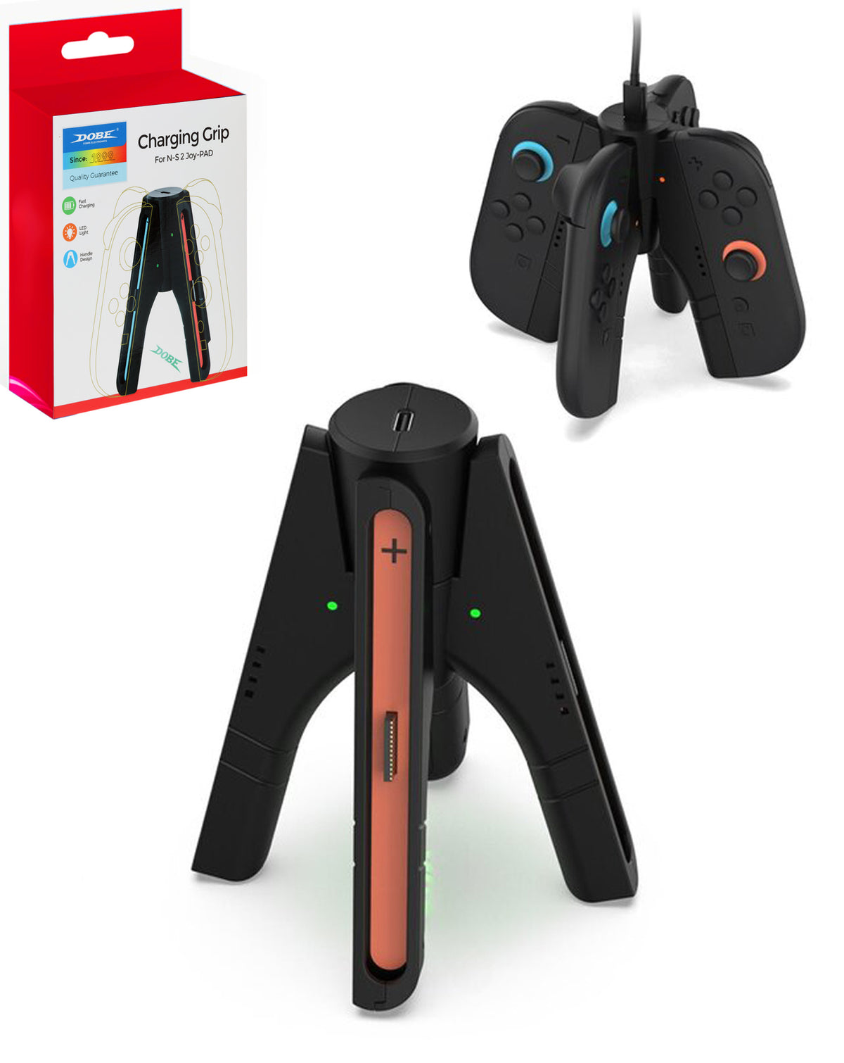 Dobe Charging Dock for Nintendo Joy-Con Controller 2 (Only Ground Shipping)