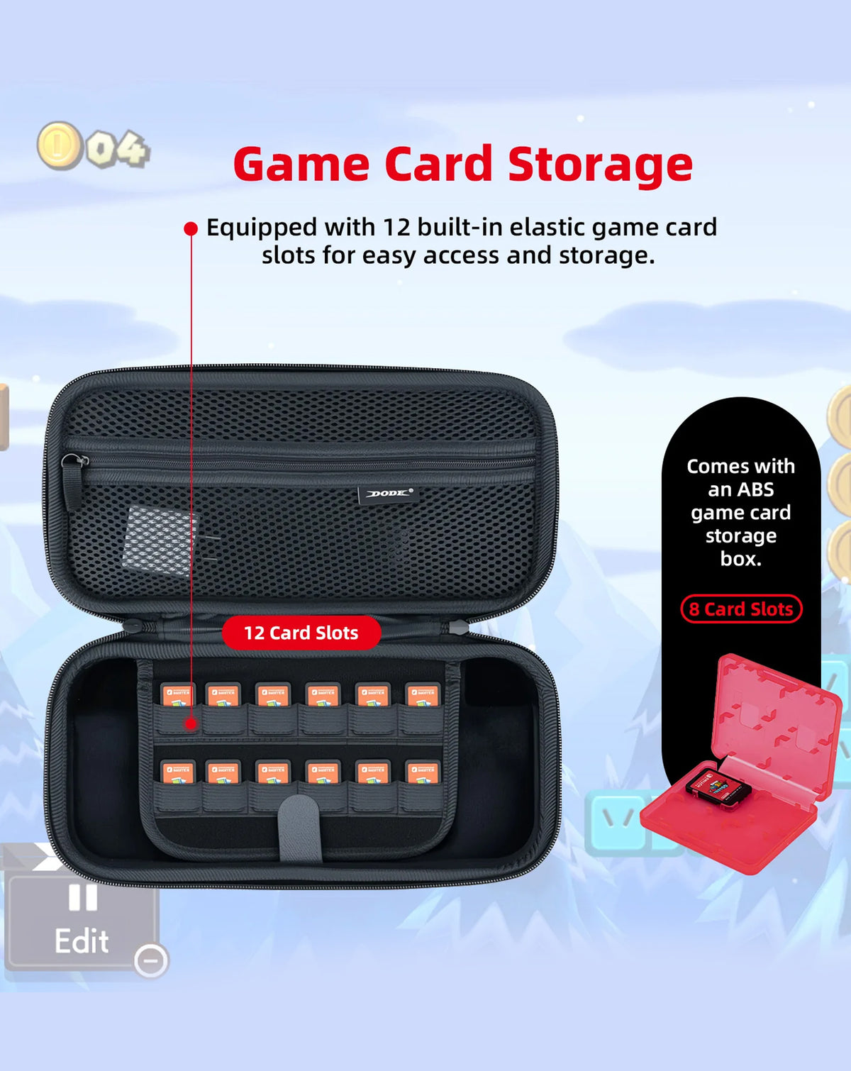 Dobe Storage Case for Nintendo Switch 2 (Only Ground Shipping)