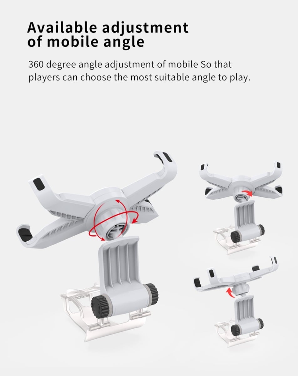 Dobe Mobile Phone Clamp for PlayStation 5 (Dual Sense) Wireless Controller (Only Ground Shipping)