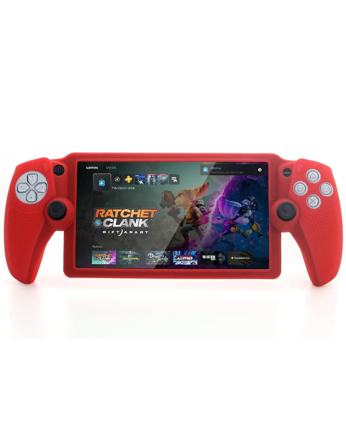 Dobe Silicone Protective Cover (RED) for PlayStation 5 Portal (Only Ground Shipping)