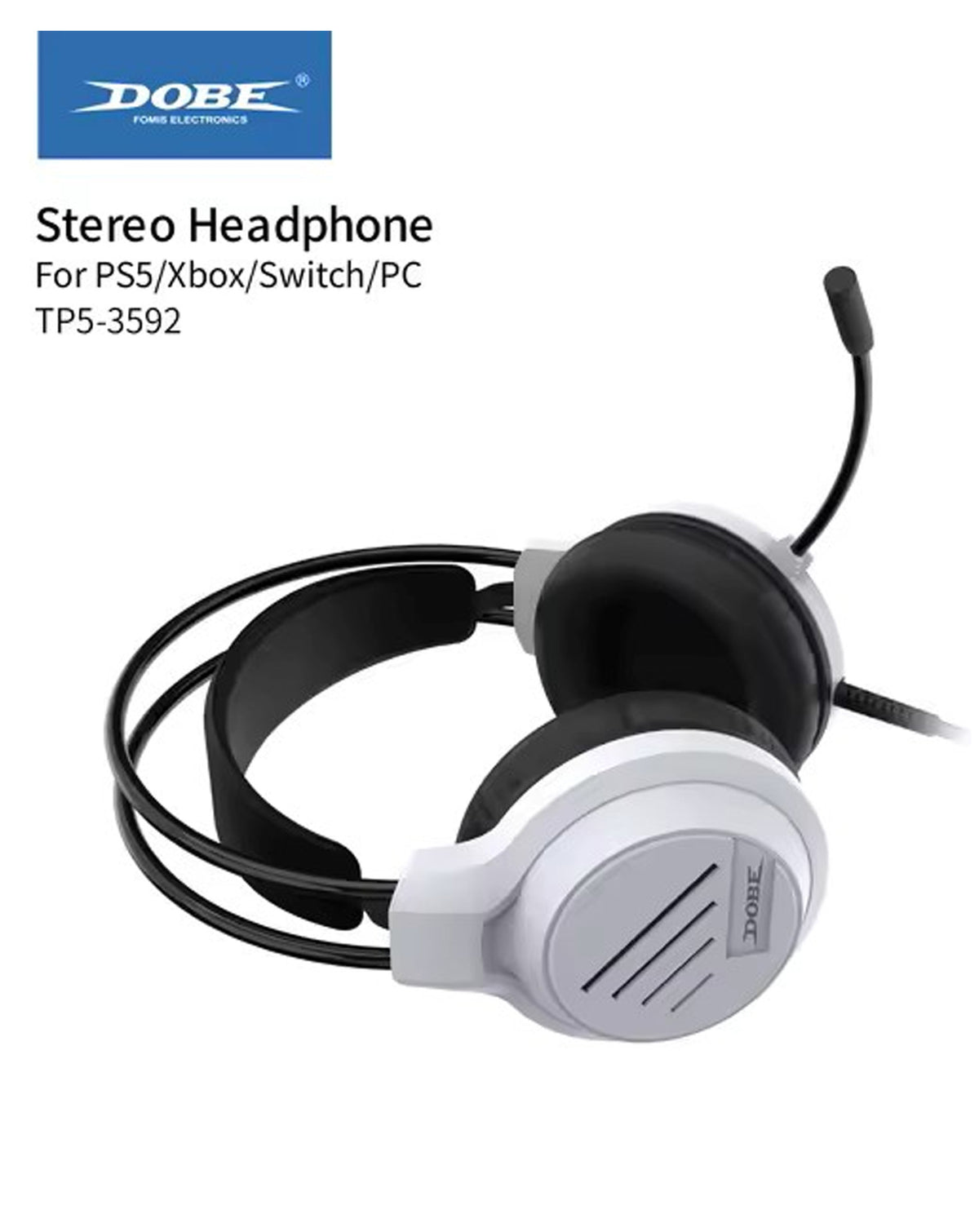 Dobe Gaming Wired Headphones for PlayStation 4 / 5 / Switch / XBOX / PC / Smart Phone / Tablet (Only Ground Shipping)
