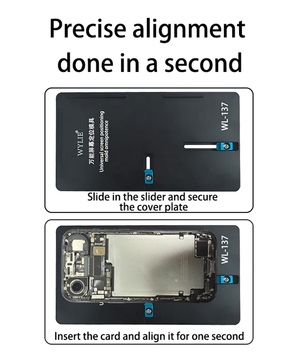WYLIE WL-137 Universal Screen Positioning Fixture for Phone Repair