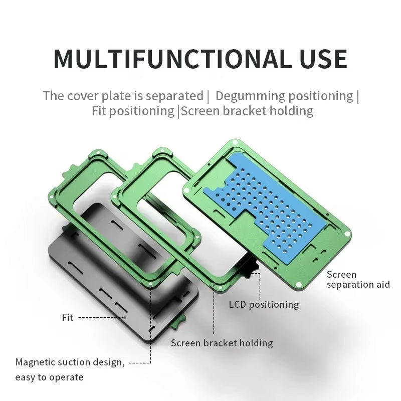 WYLIE iPhone 15 Plus / 15 Pro Max (5in1) OCA Laminating Mould (Only Ground Shipping)