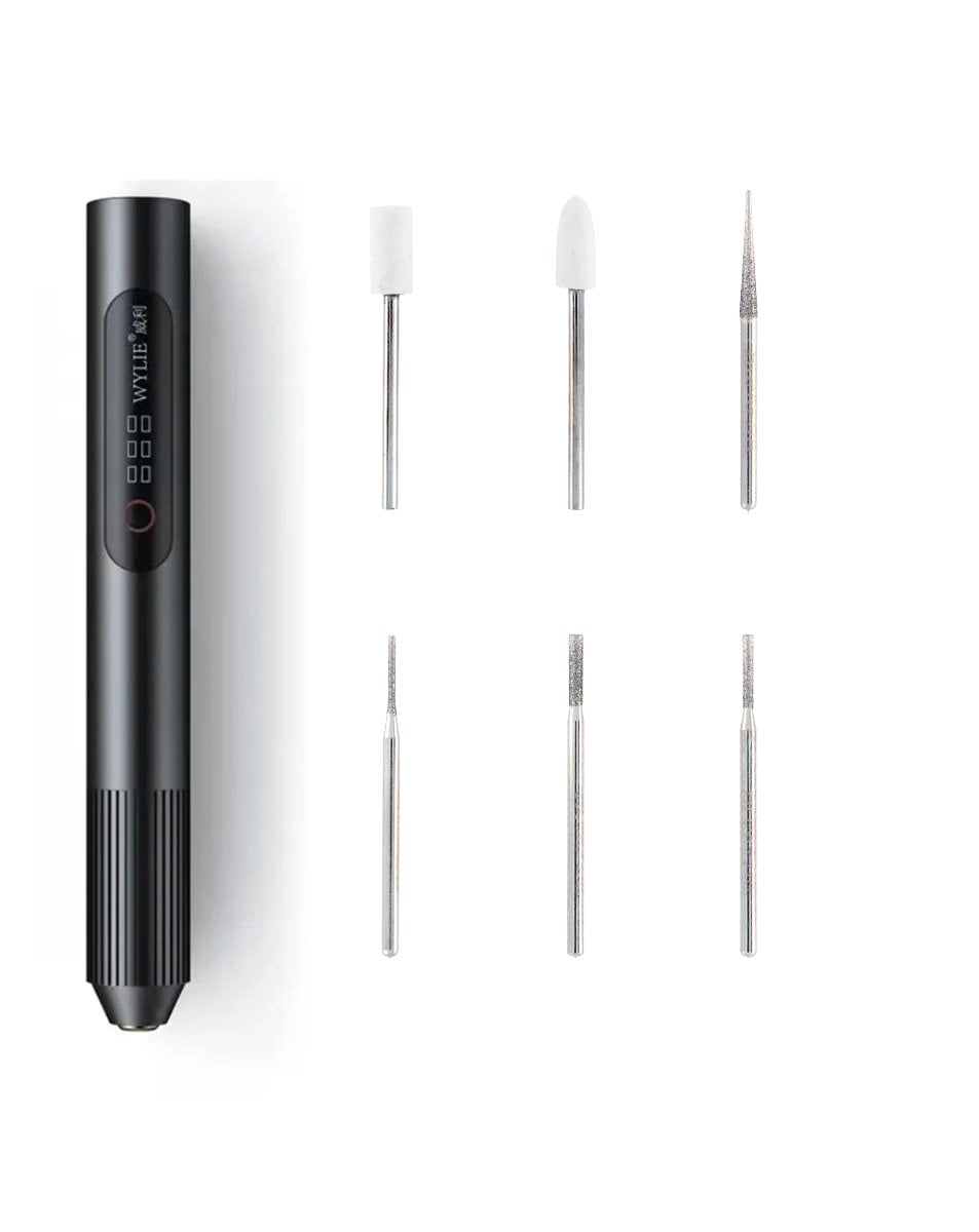 WYLIE Speed Adjustable Electric Grinding Polishing Pen with 7 Pcs Grinding Heads (Only Ground Shipping)