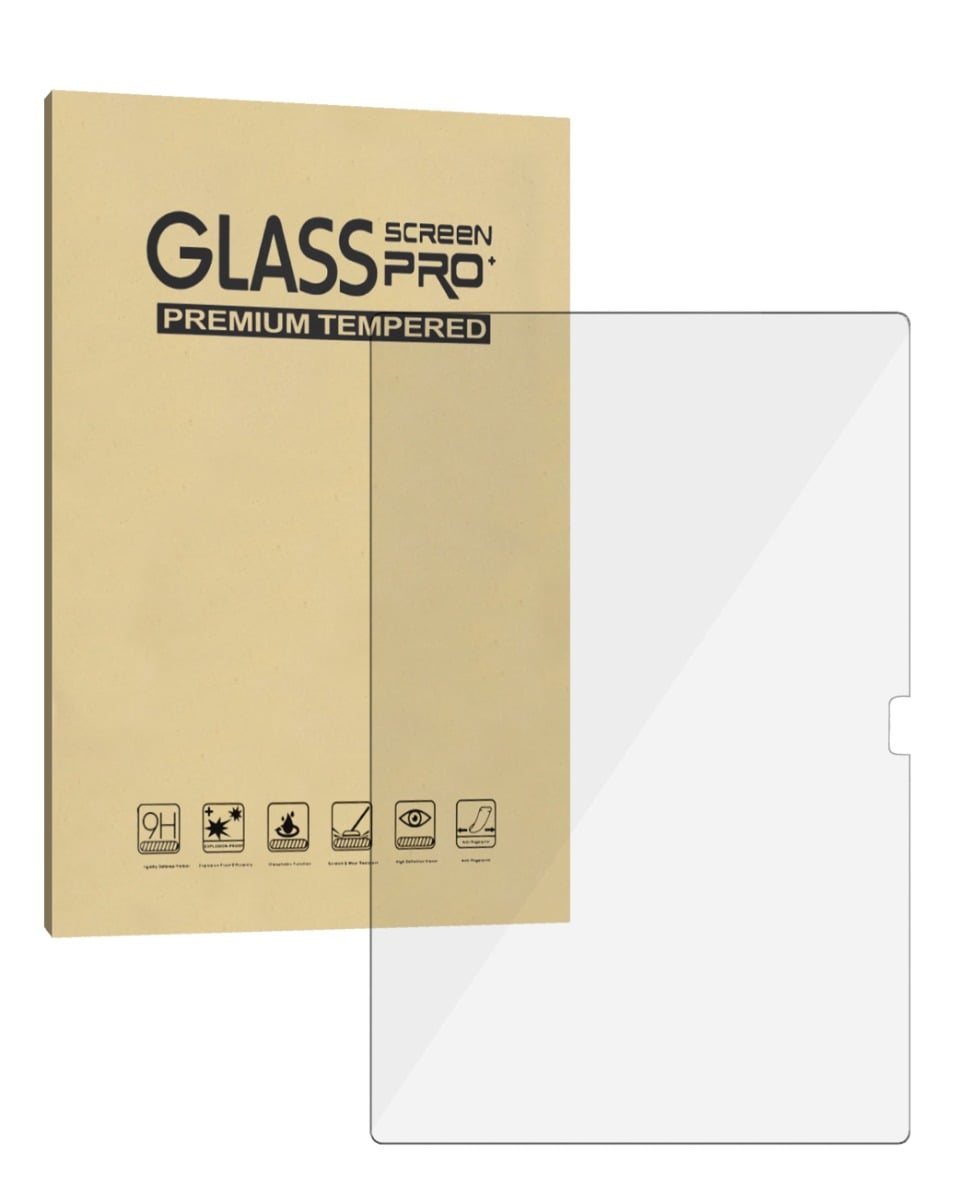 Clear Tempered Glass for Galaxy Tab S9 Plus (X810 / X816B) / Tab S9 FE+ (X610) / S10 Plus (X820 / X826B) (2.5D / 1 Piece)