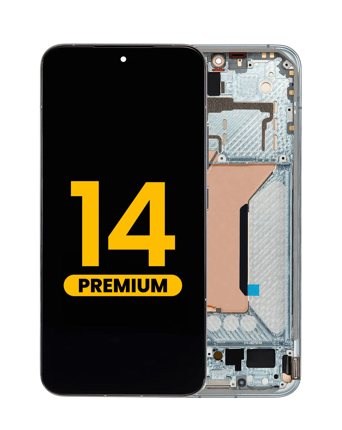 OLED Assembly with Frame for Xiaomi 14 (JADE GREEN) (Premium)